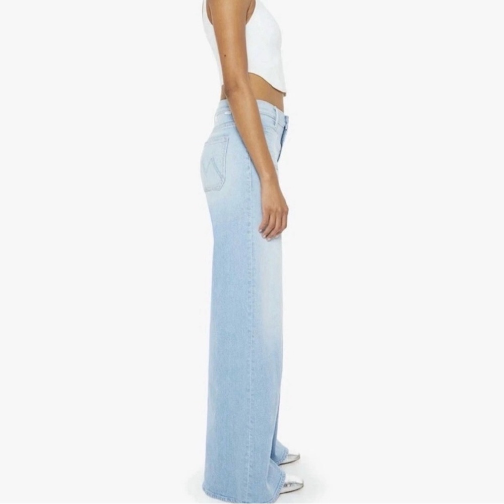 New $268 Mother Patch Pocket Undercover Sneak Jeans Friendly Reminder 28 NWT - Picture 4 of 10